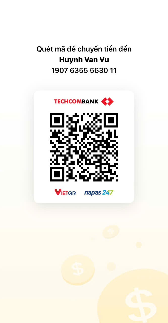 VietQR Techcombank — Huynh Van Vu